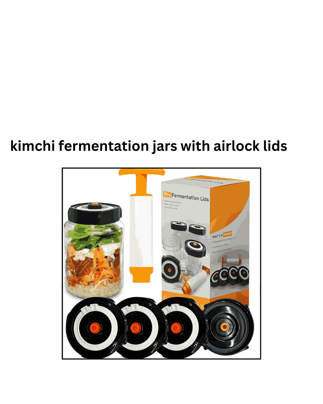 kimchi fermentation jars