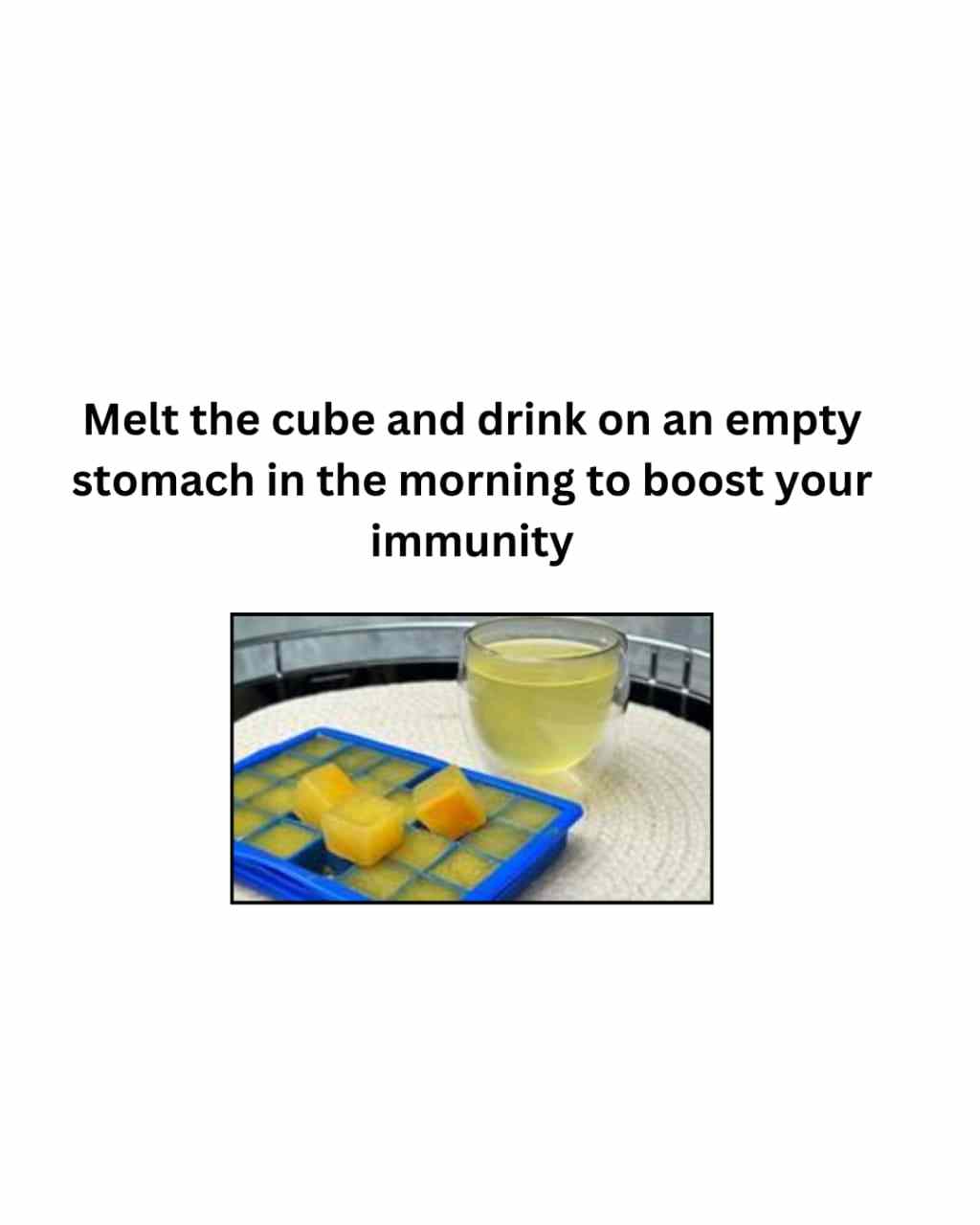 Amla immune-boosting drink and frozen cubes