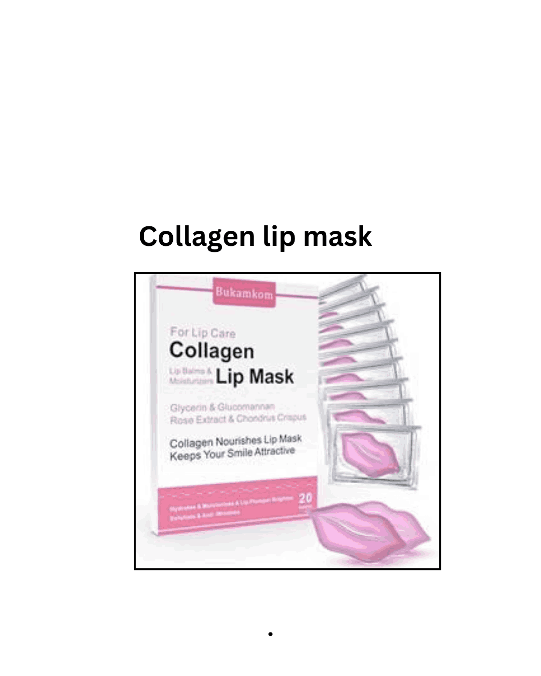 collagen lip mask perfect for lip health and care