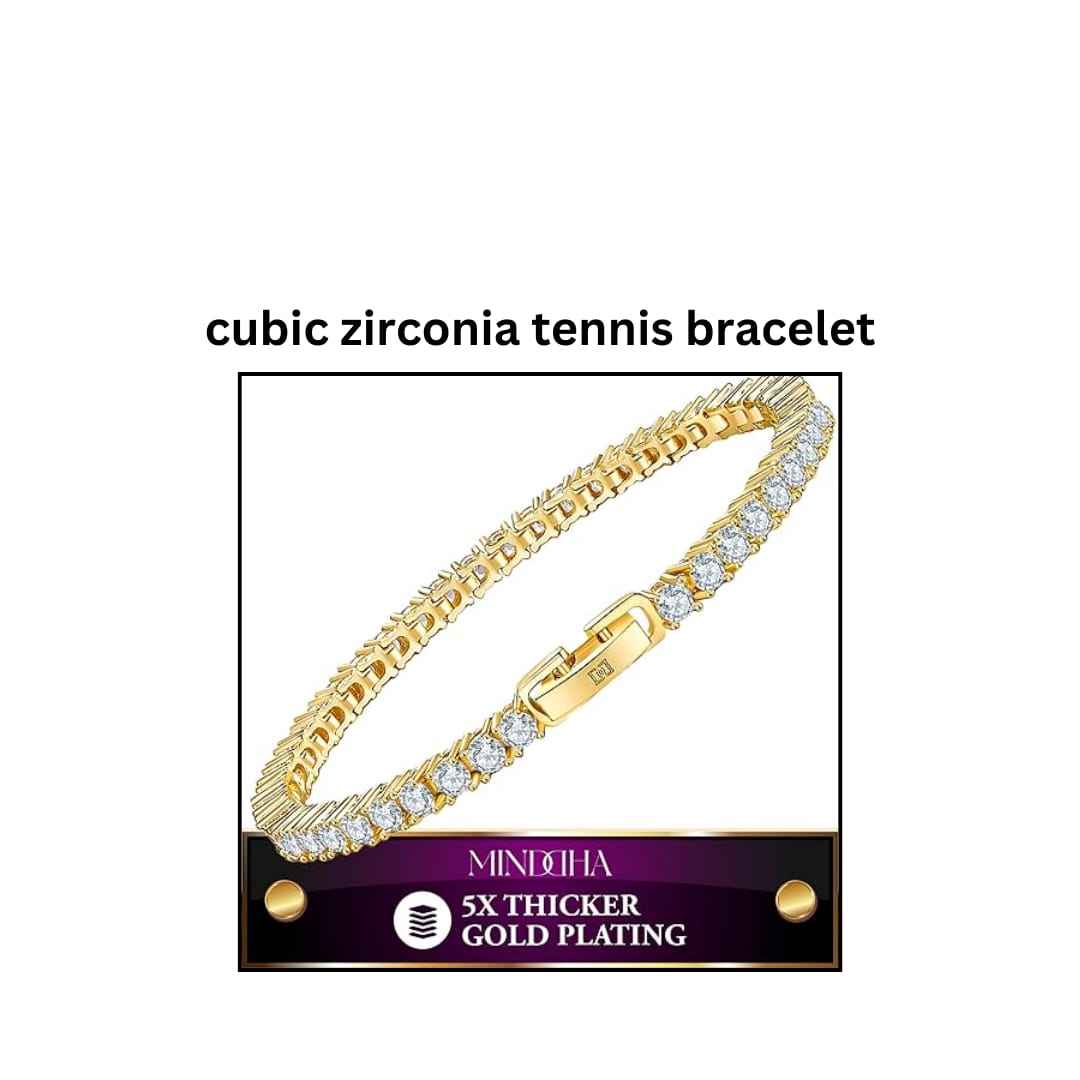 zirconia tennis bracelet