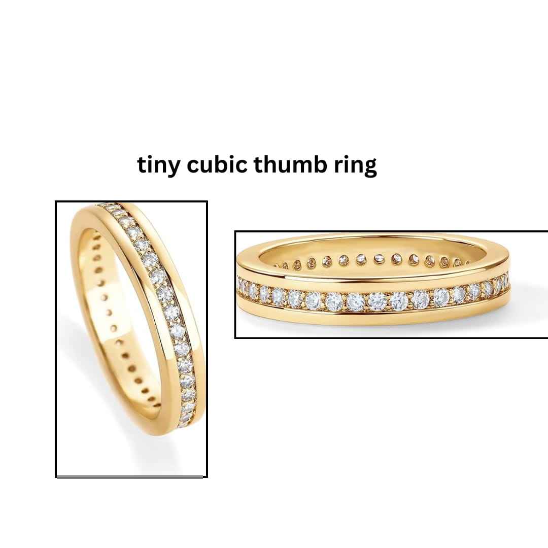 women's fashion jewelry cubic thumb ring